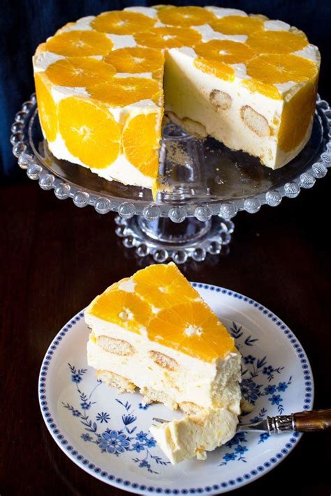 No Bake Orange Mousse Cake Is A Refreshing Easy To Make Cake That Can