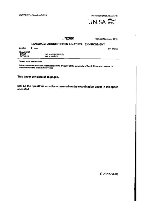 Sanc Previous Exam Papers 5