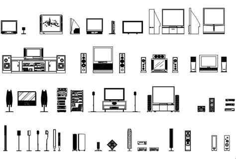 tv stand cad block    julie randolph blog