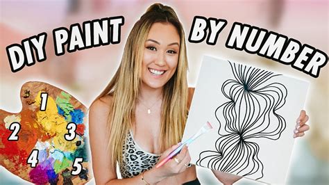 How To Make Diy Paint By Number Art At Home