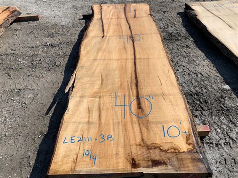 Live Edge Maple Slab Le B Irion Lumber Company