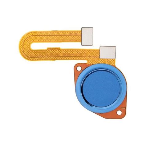 Fingerprint Sensor Flex Cable For Motorola Moto E7 Plus Blue By