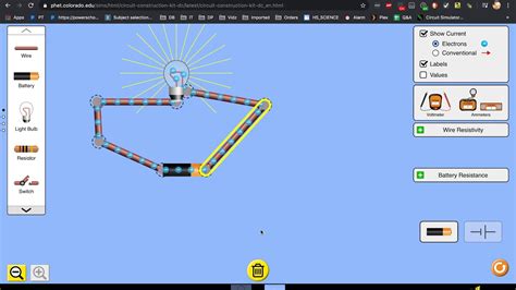 Phet Circuit Simulator Introduction Youtube