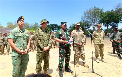 Panglima TNI Yudo Margono Buka Latma Super Garuda Shield 2023 Di