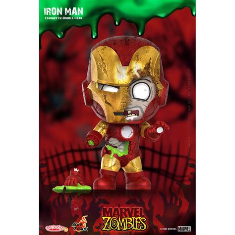 Hot Toys Cosbaby Marvel Comics Size S Marvel Zombies Iron Man Retro Vibes And Nostalgia