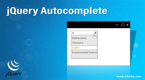 Jquery Autocomplete How Autocomplete Method Can Be Implemented