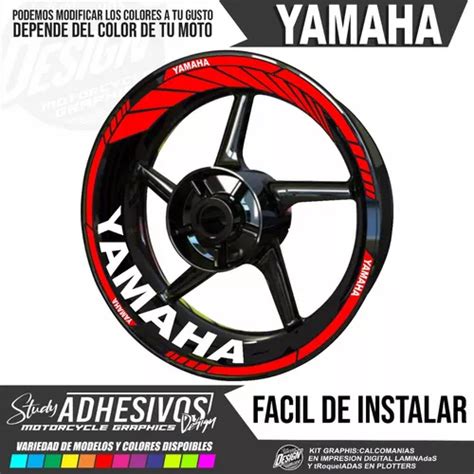 Calcomanias Reflectivas Para Rin 17 De Moto Yamaha Cuotas sin interés