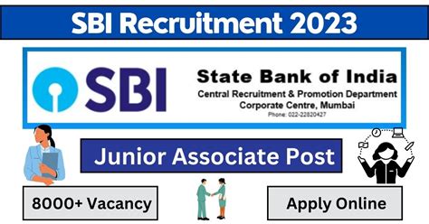 Sbi Recruitment Bumper Vacancy Junior Associate Posts