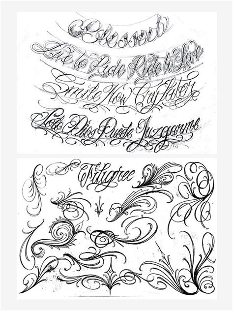 Tattoos Drawings Letters