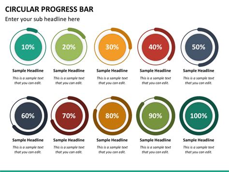 Circular Progress Bar For Powerpoint And Google Slides Ppt Slides