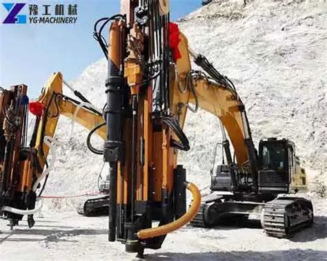 Integrated Drill And Splitting Machine Excavator Rock Drill Splitter