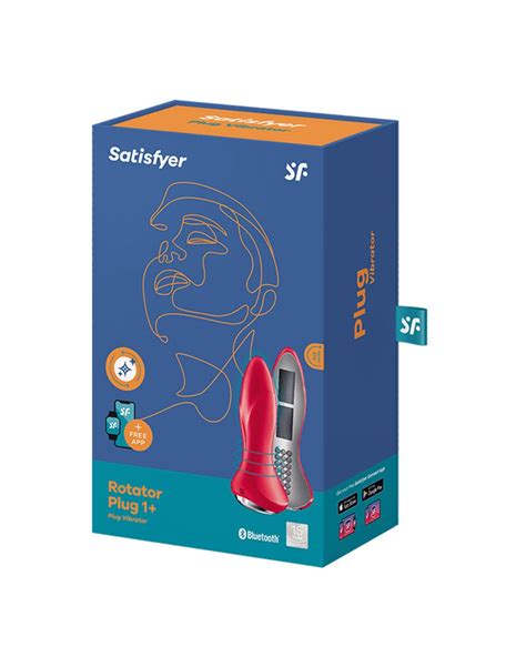 SATISFYER ROTATOR PLUG 1 ANAL VIBRATOR RED