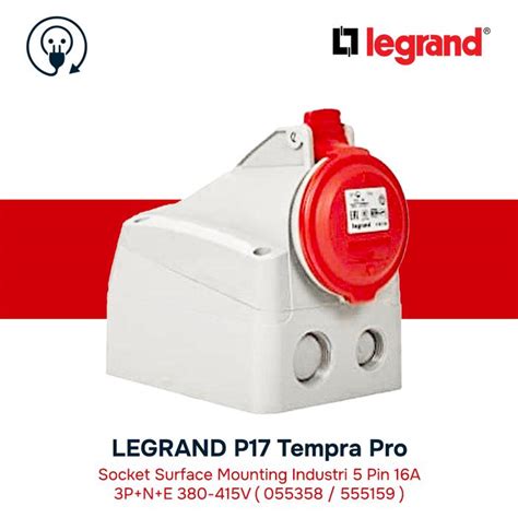 promo legrand socket surface mounting industri p tempra pro  pin