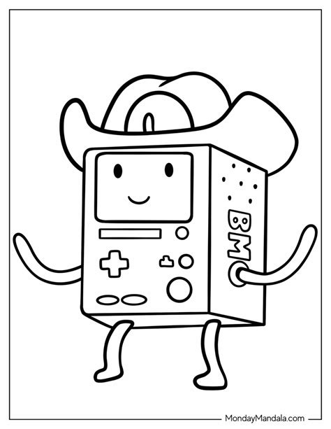 How To Use Adventure Time Bmo Coloring Pages For Creative Fun Ngtalks