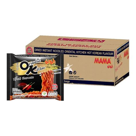 Buy Mama Brand Oriental Kitchen Instant Noodle Hot Korean Flavour G Box Of Thai