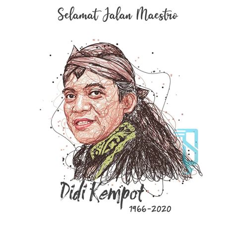 6 Sketsa Didi Kempot Karya Warganet Salah Satunya Dari Anak Mario