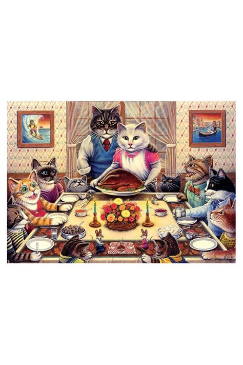 Art Puzzle Par A Kedi Ailesi Ziyafette Fiyat Yorumlar