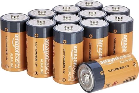 Amazon Basics Everyday C Alkalibatterien 1 5 V 12 Stück Amazon de