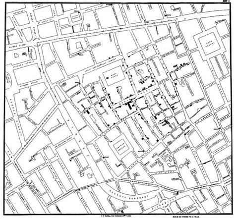 El mapa de John Snow que cambió la forma de entender las epidemias