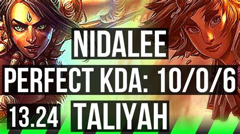 NIDA Vs TALIYAH JNG 10 0 6 75 Winrate Legendary KR Master 13