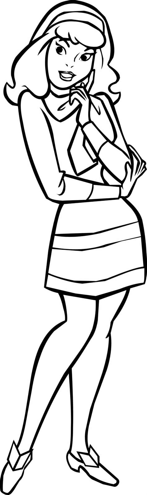 Daphne Scooby Doo Coloring Pages