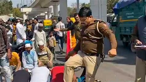 Delhi Police Sub Inspector Suspended Following Altercation With Namaz