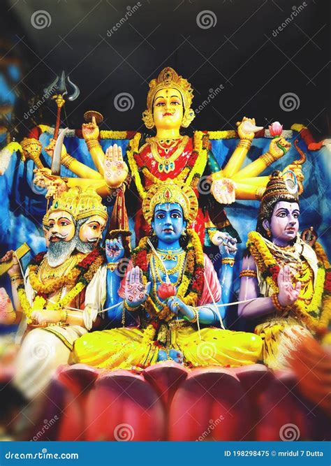 Durga mata stock image. Image of performance, festival - 198298475