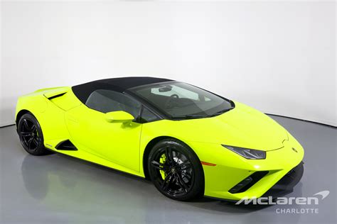 Used 2022 Lamborghini Huracan LP 610 2 EVO Spyder For Sale 339 996