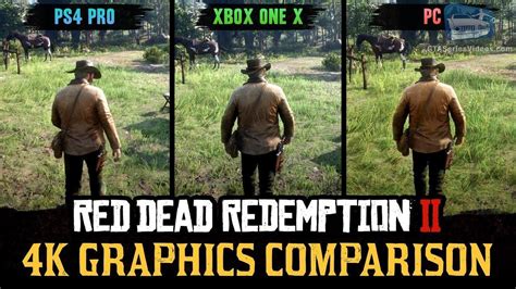 Red Dead Redemption 2 Comparan Sus Gráficos En Pc Ps4 Y Xbox One X