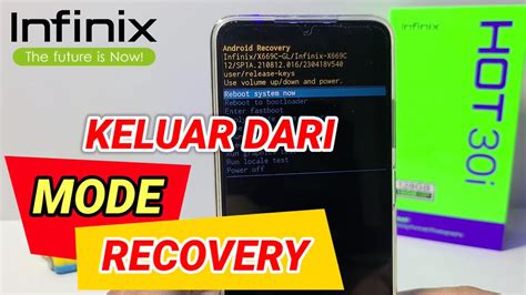 Cara Keluar Dari Mode Recovery Infinix Hot 30i YouTube