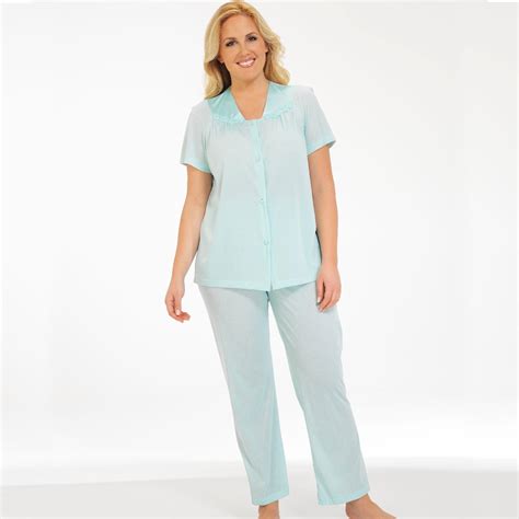 Vanity Fair Womens Coloratura Sleepwear Short Sleeve Pajama Set 90107