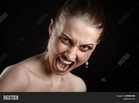 Angry Nude Girl Image Photo Free Trial Bigstock