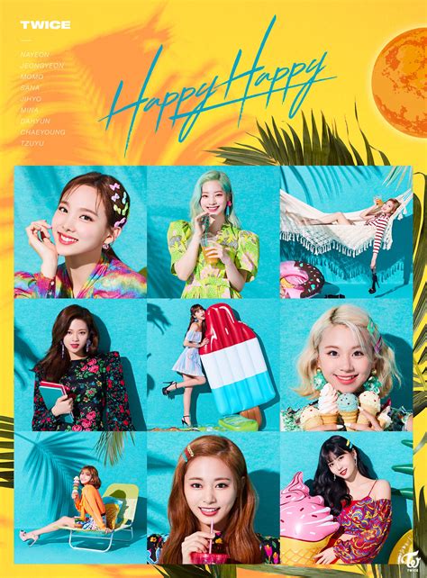 Twice Happy Happy / Breakthrough Album Covers (HD/HR) - K-Pop Database ...