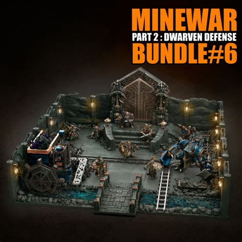 3D Printable BUNDLE#6 - MINE WAR - PART 2: DWARF DEFENSE by Necropunks ...