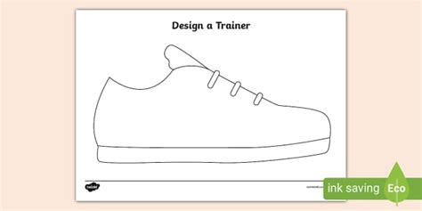 Design A Trainer Activity Sheet Teacher Made Twinkl