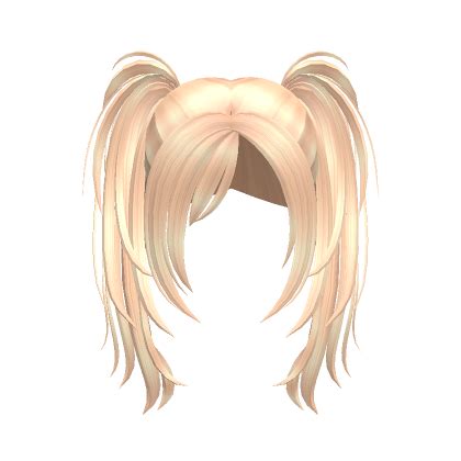 Messy Scene Pigtails Blonde Roblox Item Rolimon S