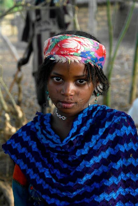 Portrait Of Tattooed Mbororo Aka Wodaabe Tribe Woman Poli Cameroon Editorial Photography