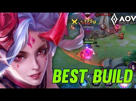 AoV YENA GAMEPLAY BEST BUILD ARENA OF VALOR YouTube