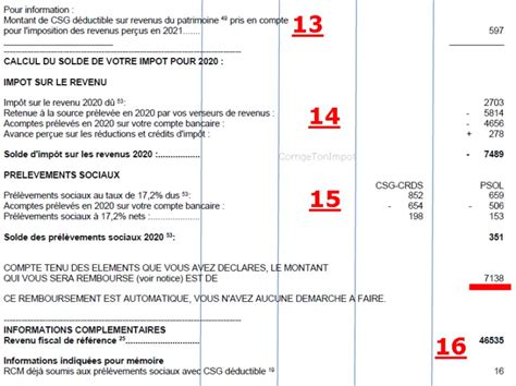 Comprendre et vérifier votre avis d imposition ligne par ligne