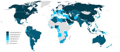 Liste des pays par production de gaz naturel Wikipédia