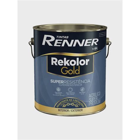 Tinta Renner Rekolor Gold Superresist Ncia Premium L Branco