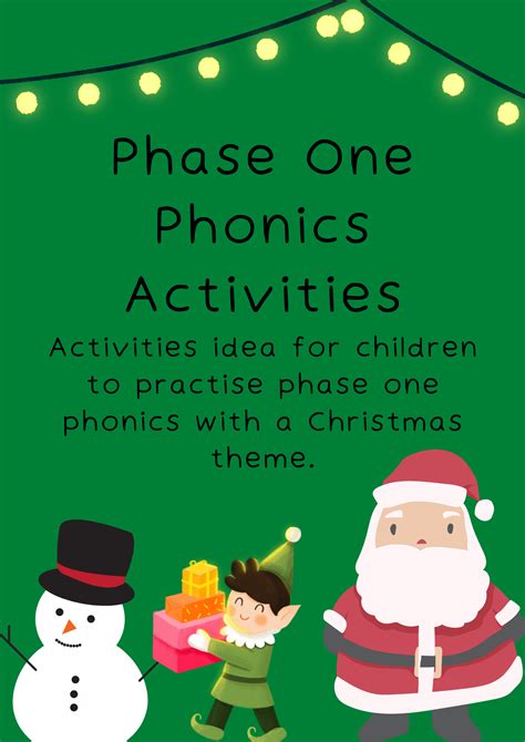 Phase One Phonics Christmas — GrowingTogether