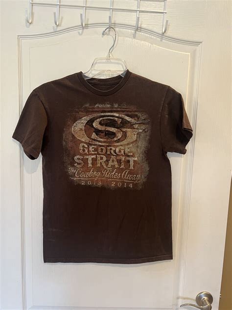 2014 George Strait The Cowboy Rides Away Tour T Shirt Gem