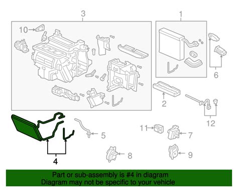 2003 2007 Honda Accord Heater Core 79115 SDA A01 OEM Parts Online