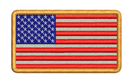 Usa Flag Embroidery Design American Flag Embroidery Design Border