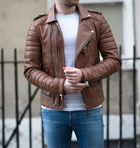 Boda Skins Antique Brown Kay Michaels Biker Leather Jacket Review Your Average Guy