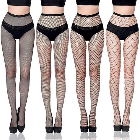 Collant Bas R Sille Sexy Lastique Collants Taille Haute Filets De