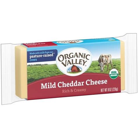 Organic Valley Organic Mild Cheddar Cheese Block Oz Instacart