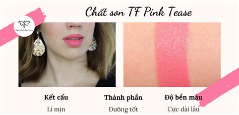 Son Tom Ford Pink Tease 03 Màu Hồng Nude Đẹp Nhất Matte