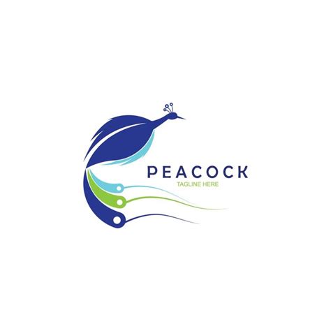 Premium Vector Peacock Logo Design Vector Template